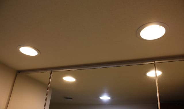 間接照明やダウンライトの設置 イメージ写真